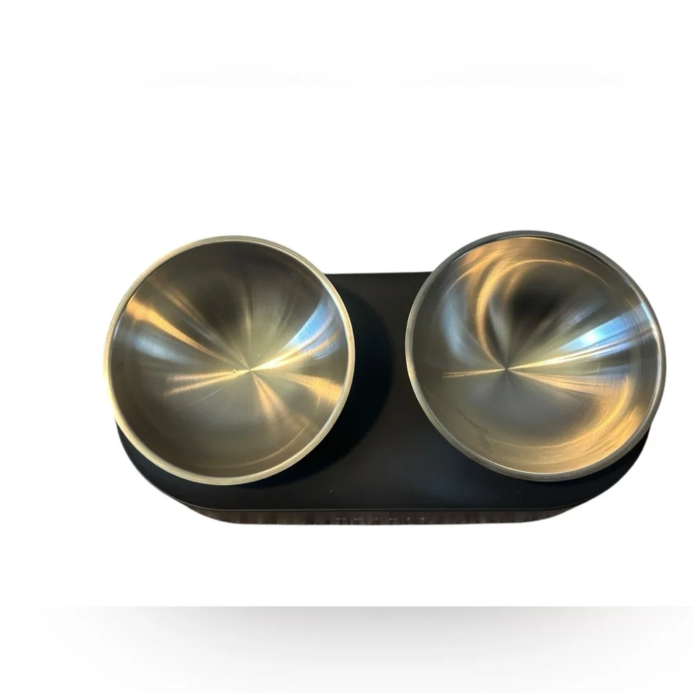 Raised/Elevated Stainless Steel Cat/Dog Food Dishes